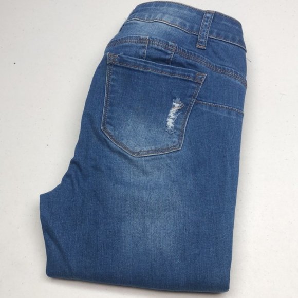 STRETCH WAX JEAN BUTT I LOVE YOU SKINNY 9/30x28 😎 - Picture 1 of 11